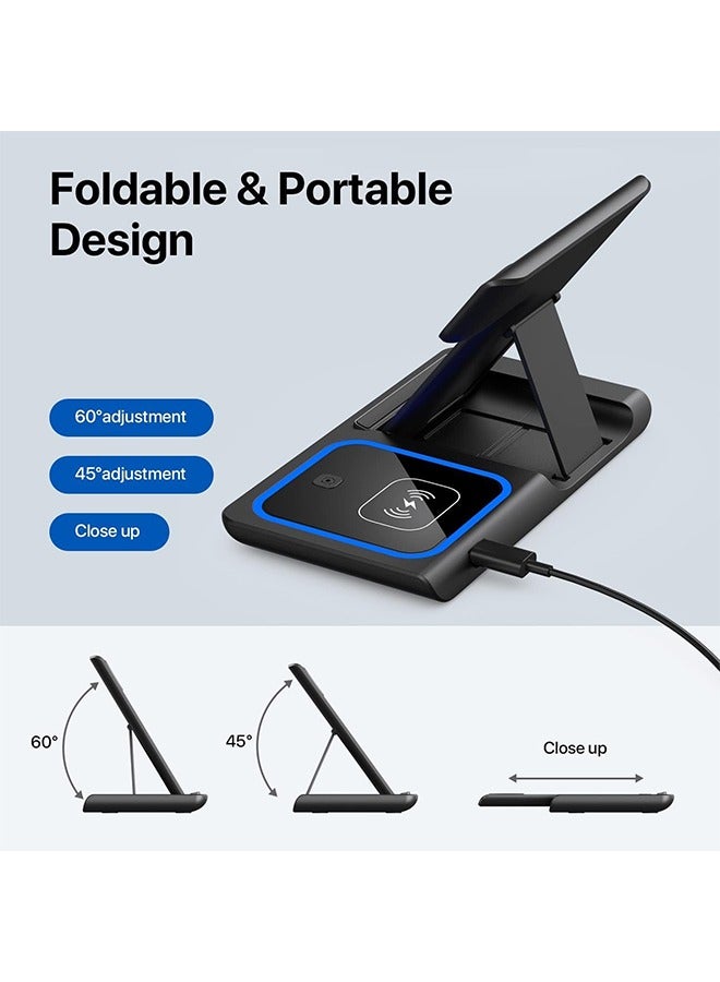 3-in-1 Fast Wireless Charging Stand NE002