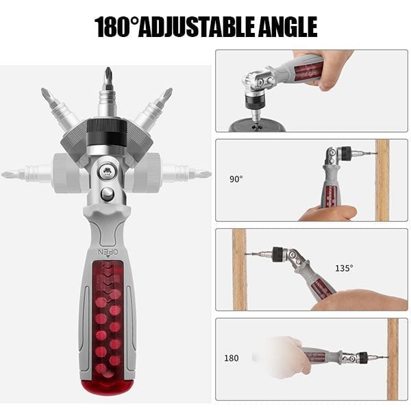 10 in 1 Multi-Angle Ratchet Screwdriver-🔥BUY 2 FREE SHIPPING🔥 - HANBUN