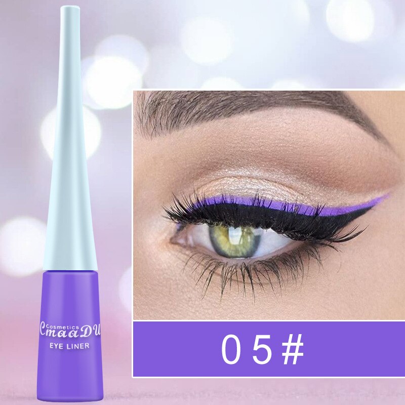 Waterproof Fast Dry Colorful Liquid Eyeliner - HANBUN