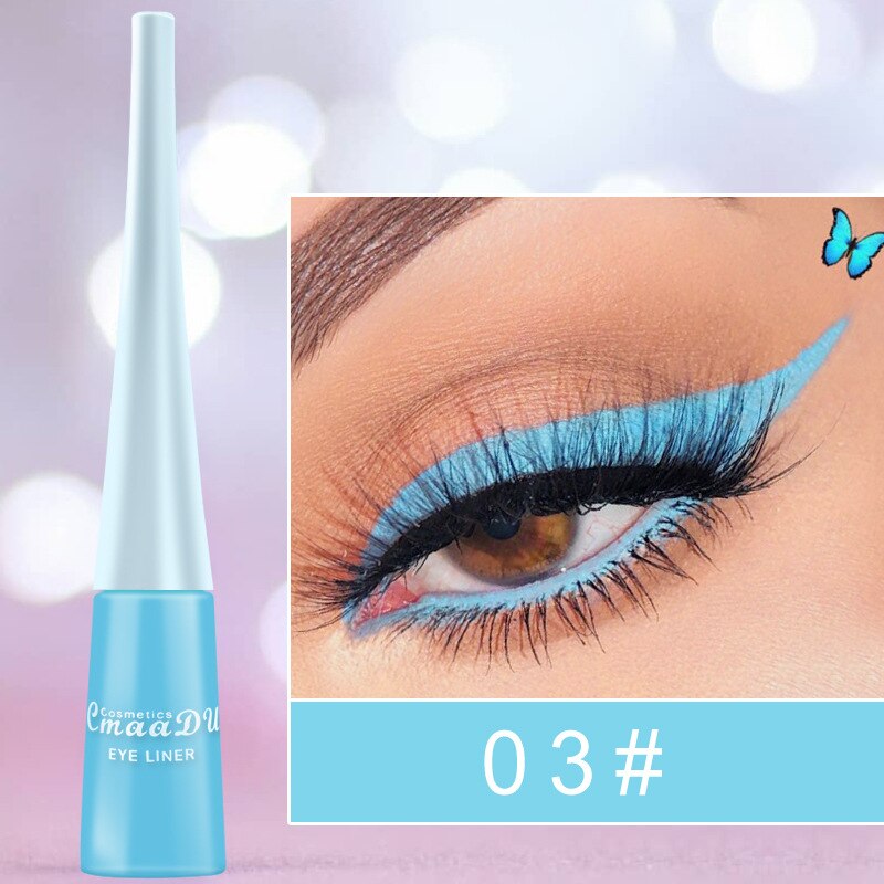 Waterproof Fast Dry Colorful Liquid Eyeliner - HANBUN