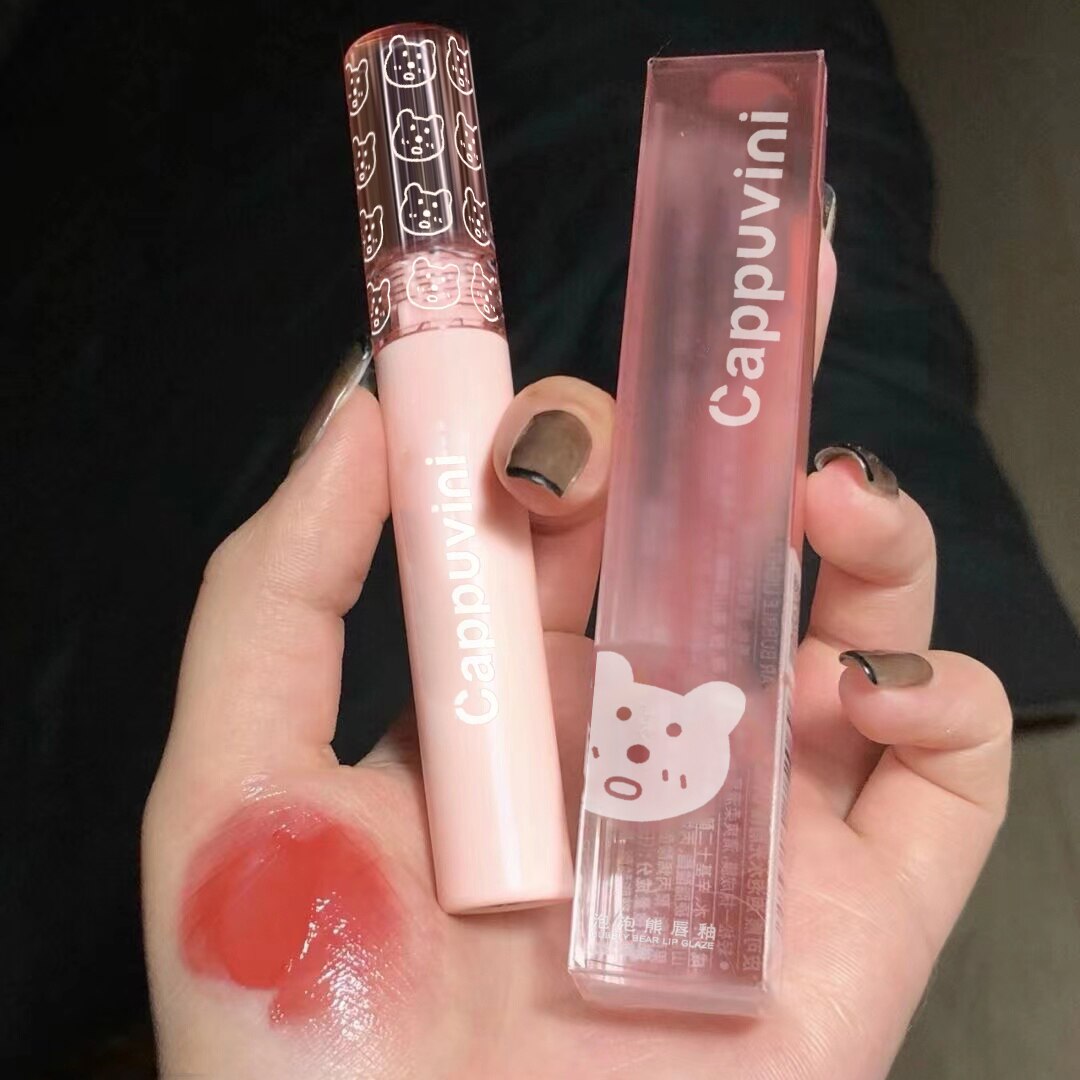 Cherry Pink Mirror Water Lip Gloss - HANBUN